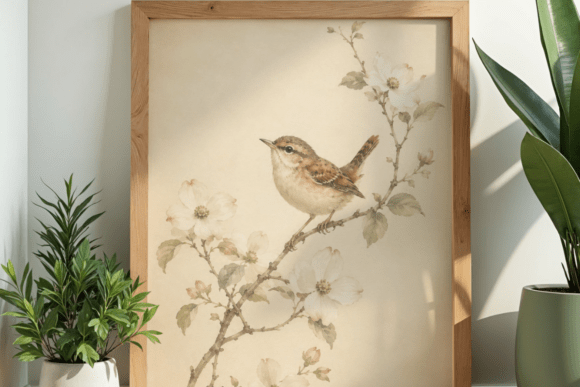 Download Vintage Bird Printable Wall Art | Botani - Premium Resources