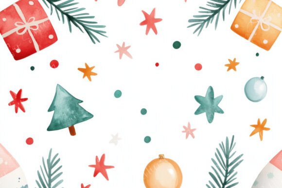Download Festive Watercolor Illustration - Festive watercolor Collection
