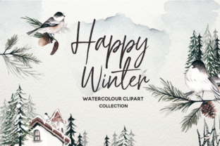Download Winter Watercolor Collection - Winter watercolor collection Collection