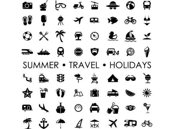 Download VACATION TRAVEL Icon Set - Travel icon set Collection
