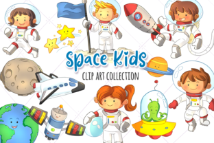 Download Cute Space Kids Clip Art Collection - Kids Collection