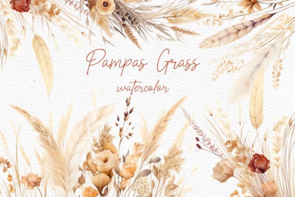 Download Boho Flowers Clipart Pampas Grass Png - Grass png Collection