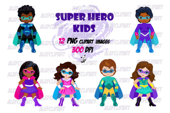 Download Superhero Kids Clipart - Kids Collection