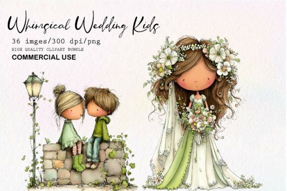 Download Whimsical Wedding Kids Clipart - Kids Collection
