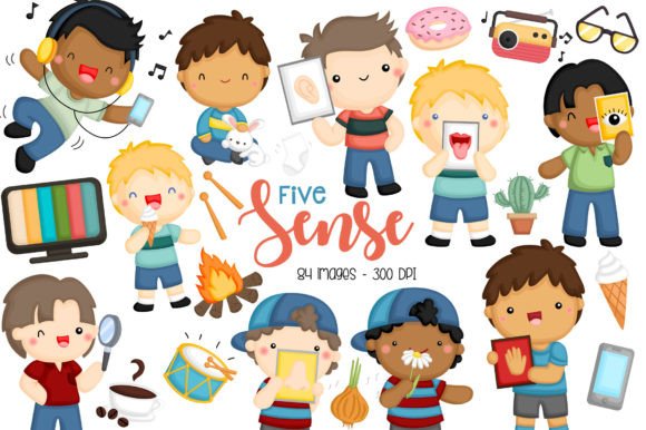 Download Five Sense Clipart - Kids Clip Art Boy - Kids Collection